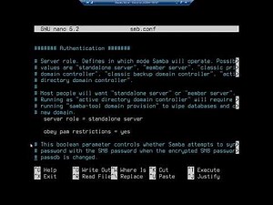 Installing and configuring a Samba server