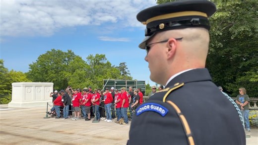 Watch this clip from when Honor Flight Nevada’s wreath laying ceremony. From their meticulous steps to the reverent boot scuffs, every gesture is a tribute to those who served. The solemn respect and honor bestowed upon the Tomb of the Unknown Soldier and our veterans by the Sentinels in Arlington, Washington DC. Stay tuned for more video clips of the April Honor Flight Nevada Trip sponsored by Q&D Construction. #UnknownSoldier #Veterans #ArlingtonNationalCemetery #Centennials #HonorAndRespect #