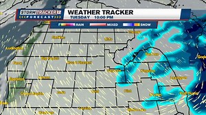 The rain will taper off to just some sprinkles during the evening. We'll have areas of fog too. Lows will stay in the 30s overnight. On ABC12 News we're tracking brighter and warmer weather for the holiday. JR abc12.com/weather | Storm Alert Wx 12