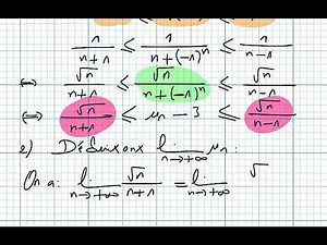 Suites numériques bac2 science math exercice14