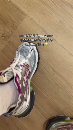 As a man why is your shoe smaller than 46 💀😭 #shoes #sneakers #sneakerhead #shorts