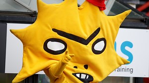 Partick Thistle mascot Kingsley in final of football mascot 'World Cup'