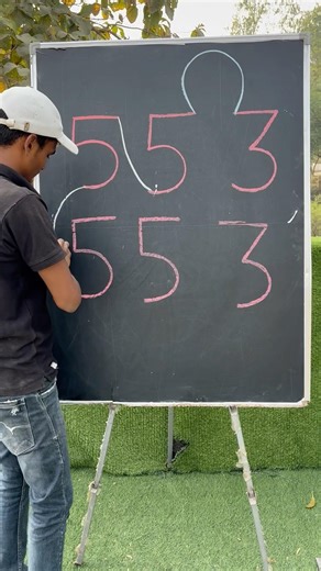 How to draw Dog 🐕 Using 553 number | #art #ashortaday #youtubeshorts !!