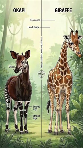 L’okapi, animal emblématique de l’histoire.