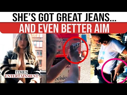 Sydney Sweeney SHOOTS IN STYLE; ‘Americana’ Star’s Gun Range Video Goes Viral