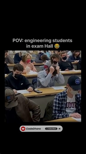 POV: Engineering Students in Exam Hall - Relatable Life Moments #shorts #youtubeshorts #viral