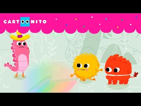 LOOKING FOR THE RAINBOW | HEY FUZZY YELLOW | CARTOONITO