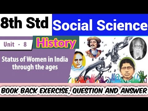 8th Std - Social | Unit 8 - Book Back Exercise | Question and Answer