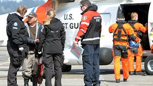 Coast Guard crews rescue man stranded near Cannon Beach