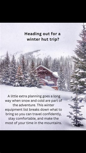 Winter hut trips offer some of the most memorable mountain experiences—quiet trails, snowy landscapes, and cozy nights by the stove. But cold temperatures and changing conditions mean preparation is essential. This winter equipment list will help you pack smart, stay warm, and travel safely so you can focus on enjoying your time in the huts. #summithuts #huttrip #coloradobackcountry #backcountryskiing #backcountry | Summit Huts Association