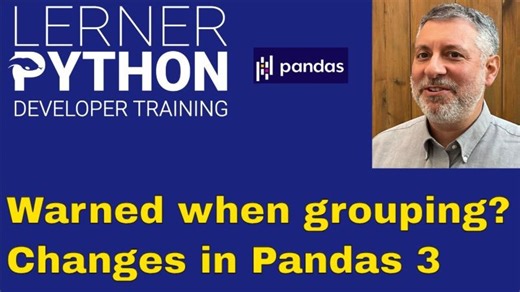 Pandas 3 observed True: What You Need to Know | Reuven Lerner posted on the topic | LinkedIn