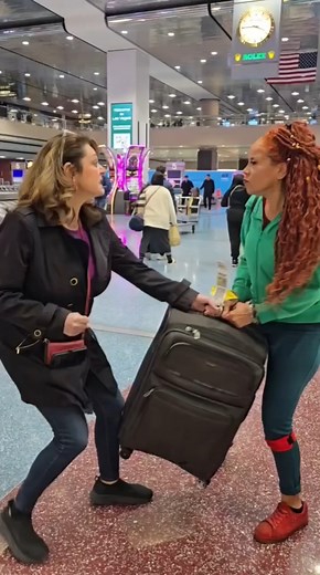 5.3K views · 14 reactions | Luggage dispute at baggage claim  This video was produced by Network Media and The Sharper Show | Story Mode On | Facebook