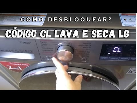 CL ERROR How to Lock/Unlock LG Inverter Washer and Dryer | CL ERROR LG Washer and Dryer