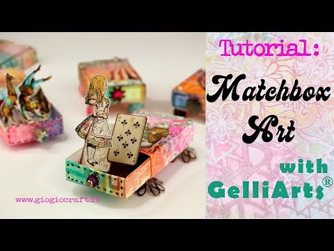 Tutorial: Pop-UP Matchbox Art with GelliArts®
