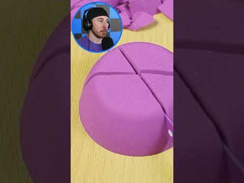 Sand cutting techniques that create oddly satisfying patterns