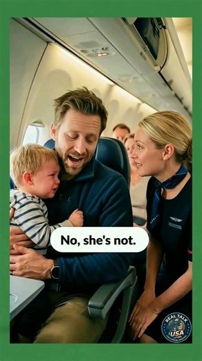 Her Kindness Saved This Single Dad's Flight ❤️✈️ | Learn English Through Stories #Shorts