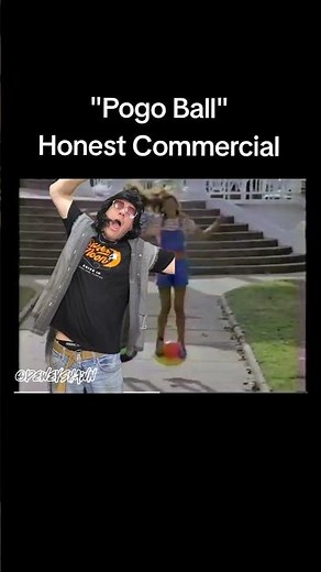 Because who cares about those ankles....Pogo Ball Commercial #80s #90s #nostalgia