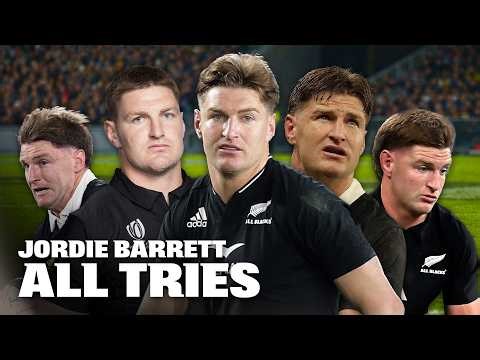 Every Try Jordie Barrett scored for the All Blacks!