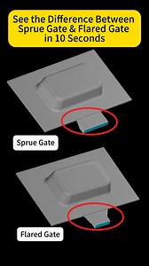see the difference between sprue gate & flared gate in 10 seconds. #InjectionMolds #PlasticMolds #InjectionMolds #HuangyanMolds #Automotivemolds #mould #moulding | Feng Zhu