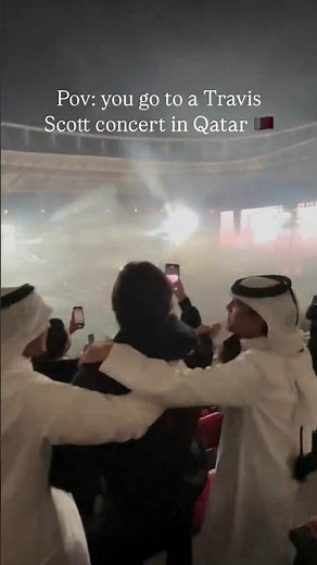Travis Scott "FE!N" Live In Doha, Qatar Circus Maximus Tour 2025 #travisscott #fein #concert #shorts