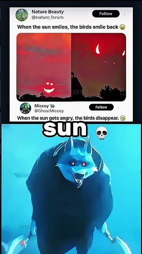 The sun is angry #likechallenge