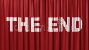 Closing Red Curtain with Title Stock Footage - Video of stage, drapes: 39601932