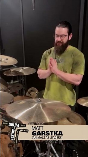 Matt Garstka (Animals As Leaders) featured at our 2026 Meinl Drum Festival #meinlcymbals #mdf2026