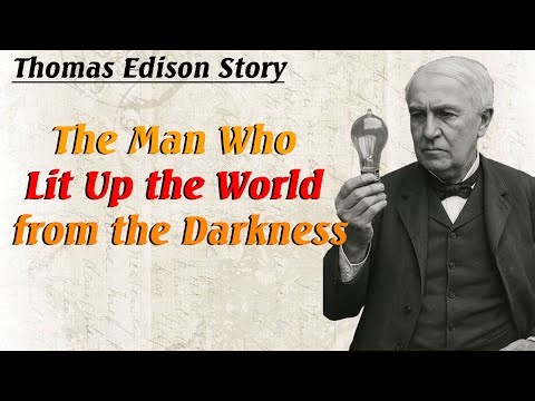 Thomas Edison Story : The Man Who Lit Up The World From The Darkness