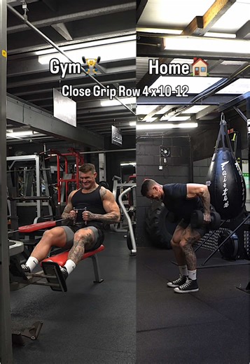 Gym & home size building back workout💪When you can’t get to the gym, it’s all about having alternative dumbbell workouts you can smash. #homeworkout #gym #dumbbellworkout #gymtips #backworkout