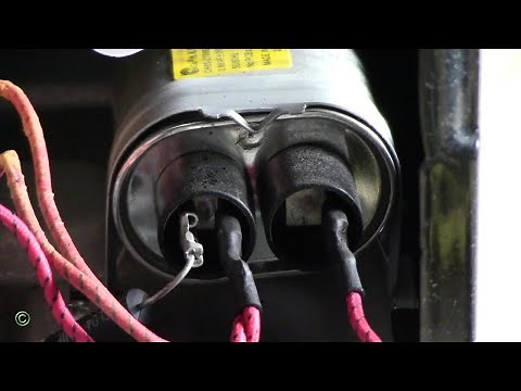 How to discharge a high voltage capacitor.