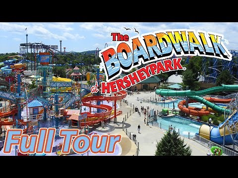 The Boardwalk Water Park at Hersheypark | Full Tour | May 2022