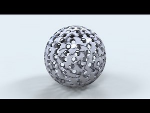 Solidworks holey ball Tutorial