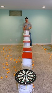 Crazy Awesome Dart Shots🏓🎯🏆 #trickshot #trixshot #satisfying #TuesdayThoughts | Trixshot