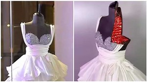 Internet users left stunned over impressive 'cake dress' in video