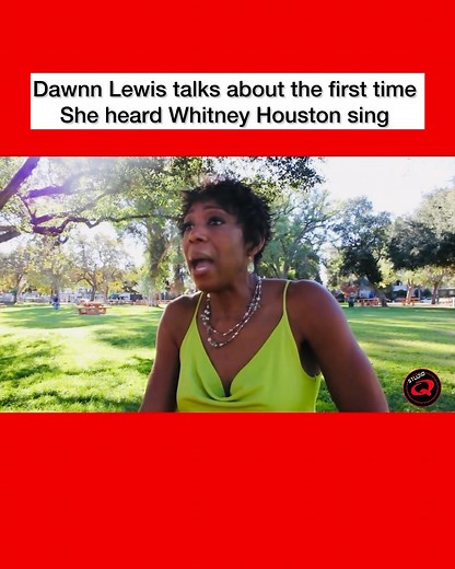 #DawnnLewis talks about hearing Whitney Houston sing for the first time on #StudioQ🎙️🎥 | For The Love of Whitney