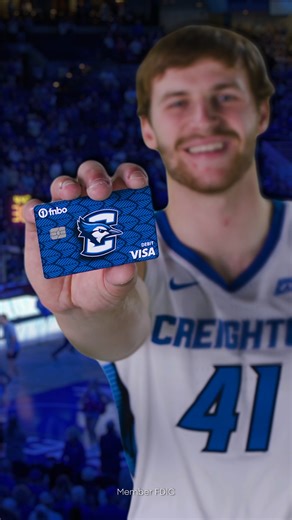 1.8K views · 19 reactions | Jays Fans, get ready for the madness and let it Fly with the all-new Creighton Visa Debit Card from FNBO! Free with any FNBO checking account— you can show your Bluejay pride every time you pay! Wishing Isaac Traudt and Creighton Men's Basketball the best of luck at the tournament this week! Roll Jays! #BankoftheBluejays | FNBO | Facebook