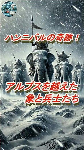 Hannibal's Miracle! Elephants and Soldiers Crossing the Alps #WorldHistory #Hannibal #CrossingThe...