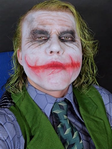 ...It's not much, but better than nothing 😬 #joker #cosplay #jokercosplay #ledgerjoker #tdkjoker