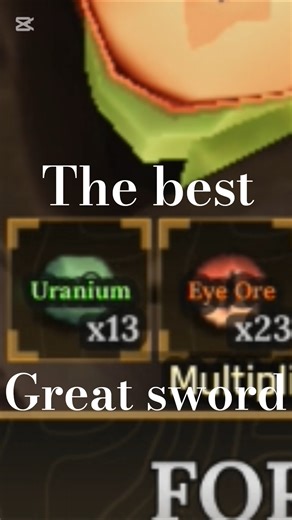 the best great sword in roblox the forge #fy #fypシ #theforge #theforgeroblox #roblox #robloxtheforge