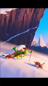 Grinch screaming goat scene