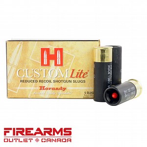 Hornady Custom Lite FTX Sabot Slugs - 12GA, 2-3/4", 300 gr., Box of 5 [86230]