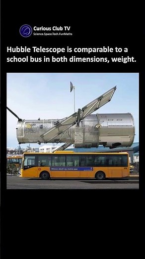 🔭 Hubble Space Telescope Dimensions and Scale