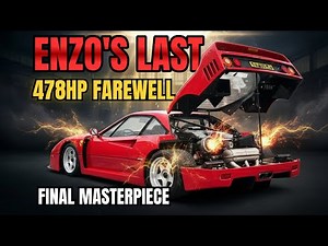 ENZO FERRARI'S LAST CAR: 478HP F40 FAREWELL (His Final Masterpiece)