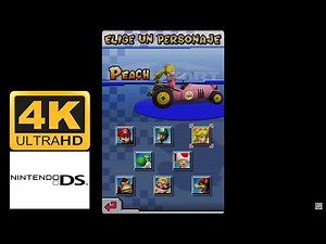 Mario Kart DS Nintendo DS Longplay 50cc (4K 60fps)