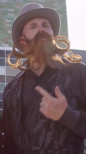 The World #Beard & #Mustache Championships is an event in which men with #beards & #moustaches display lengthy, highly styled facial hair.
