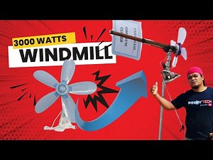Turning a Clip Fan into a Windmill Generator! | Typhoon Uwan Project ⚡