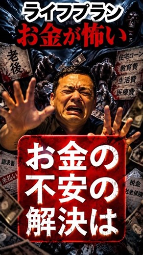 お金が怖い！将来が怖い！不安の解決方法は〇〇です！【ライフプラン】#NISA貧乏 #保険#新nisa【JAPAN】