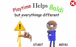 4.27 [Baldi's Basics Mod]游戏时间帮助巴迪但是一切都不一样
