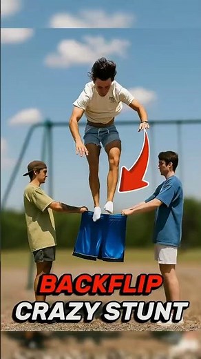 DONT MISS IT 😱 | Epic Backflip Into Boxers #Shorts