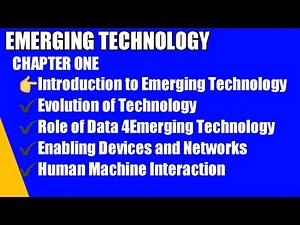 Emerging Technology-chapter1-Introduction to Emerging Technology